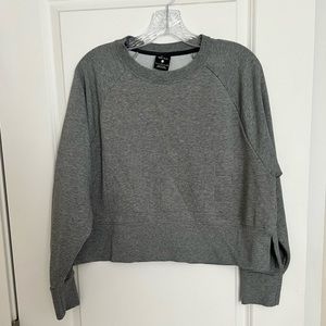 Nike Embossed Cropped Sweatshirt